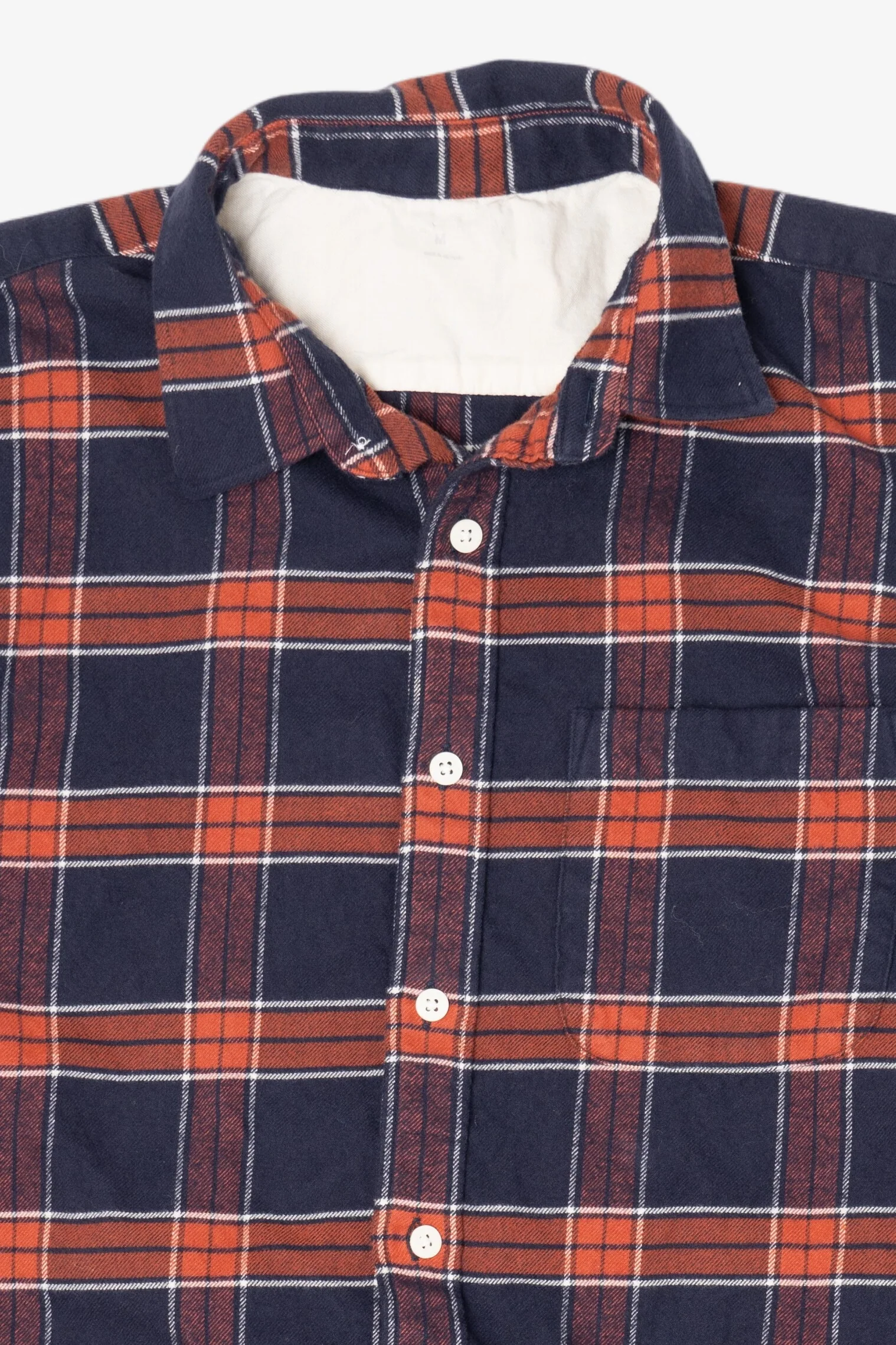 Blue And Orange Flannel Shirt (2000s) - Image 5