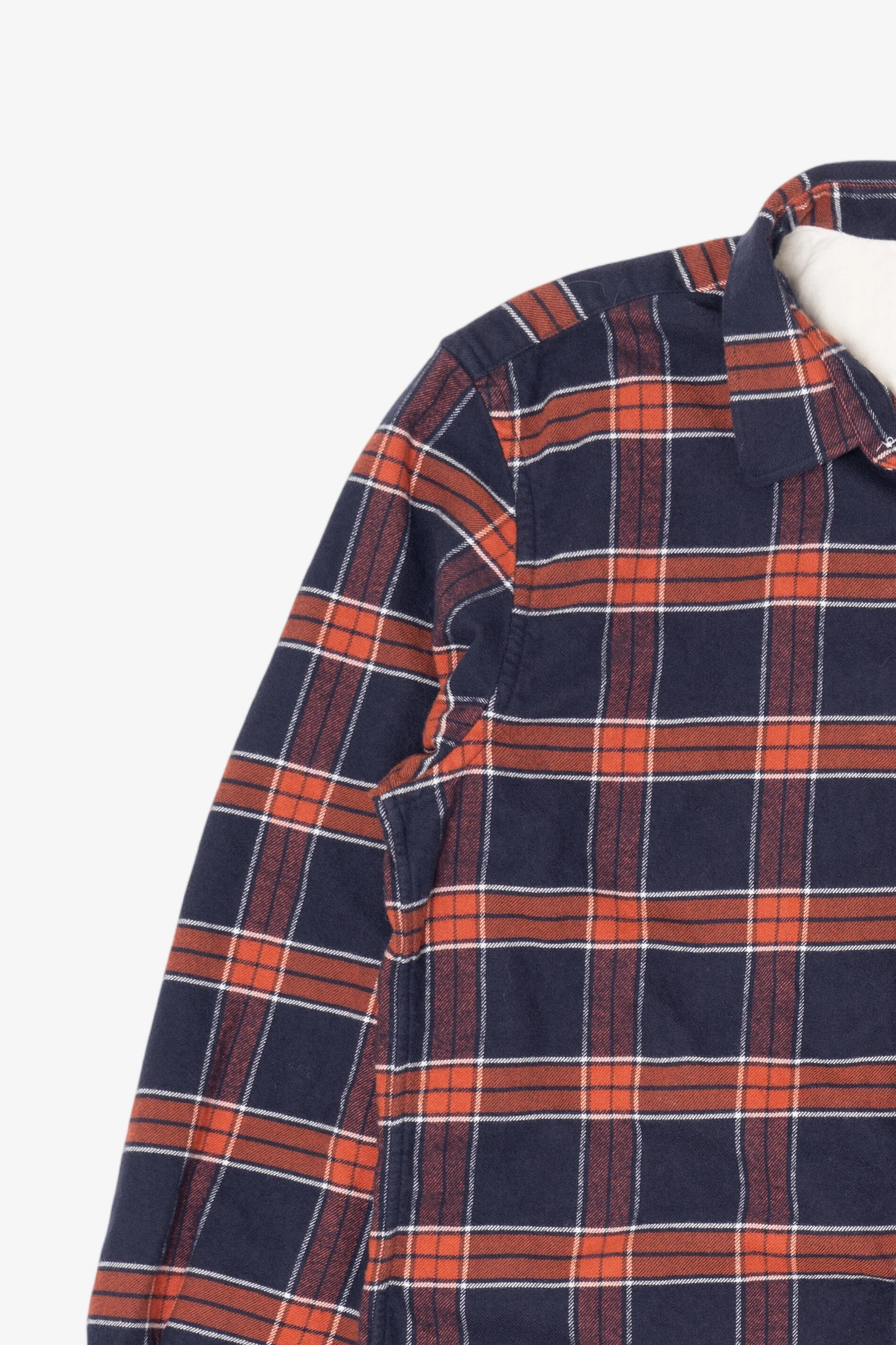 Blue And Orange Flannel Shirt (2000s) - Image 6