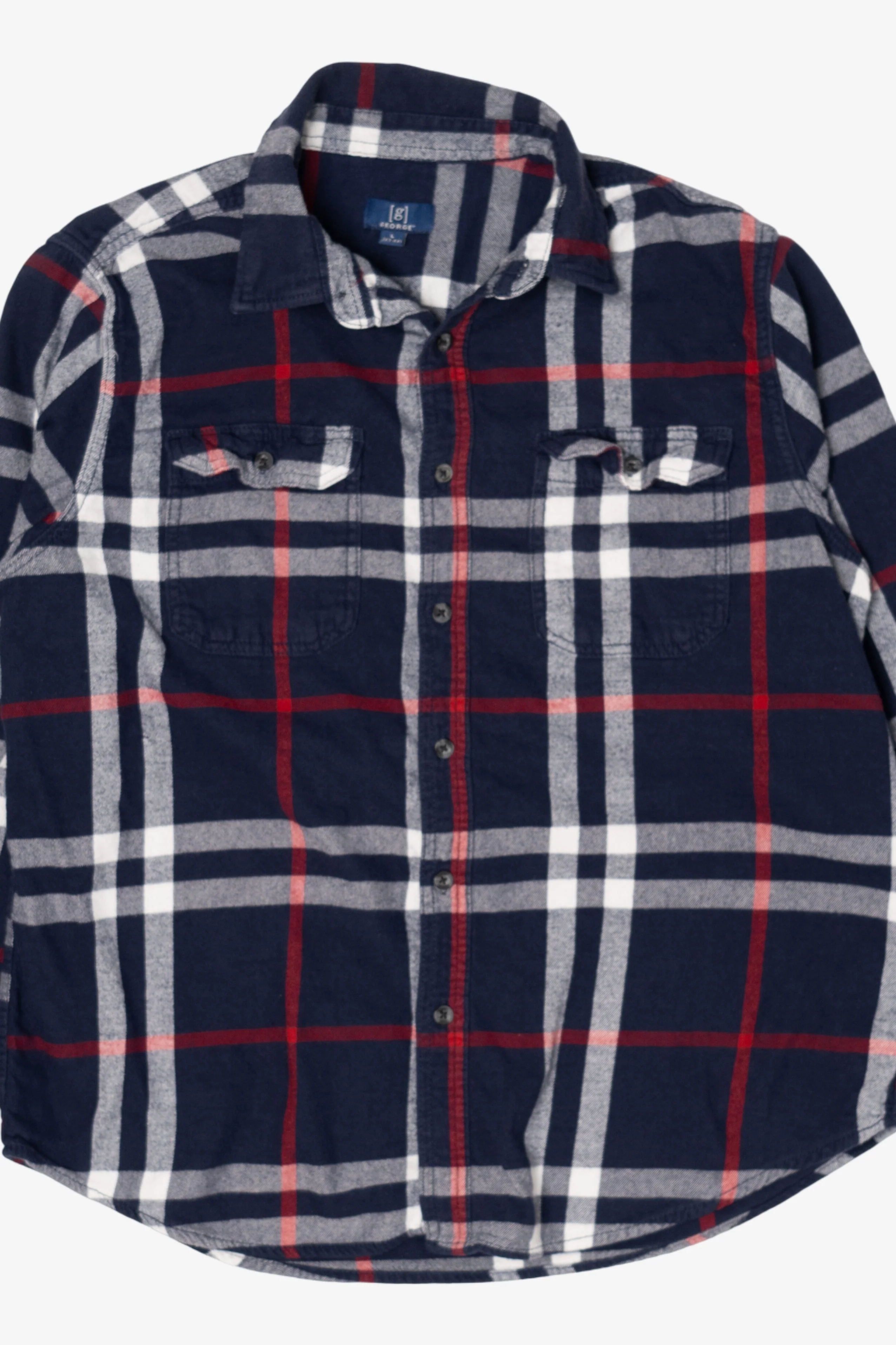 Blue And Red Flannel Shirt (2020s) - Image 3