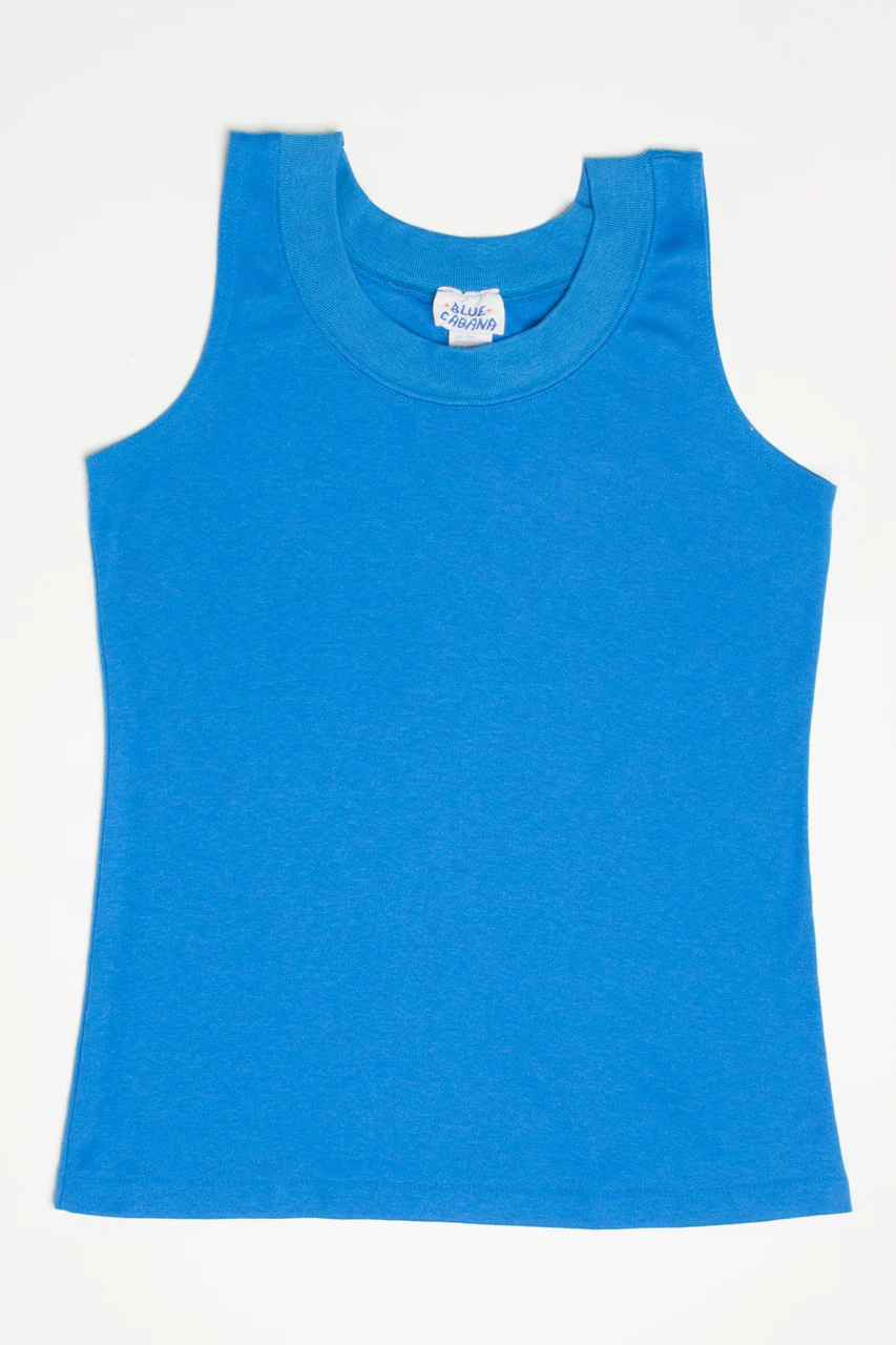 Blue Cabana High Neck Tank - Image 2
