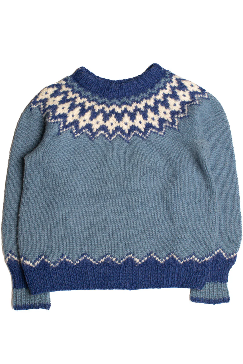 Blue Fisherman Sweater 1118 - Image 2
