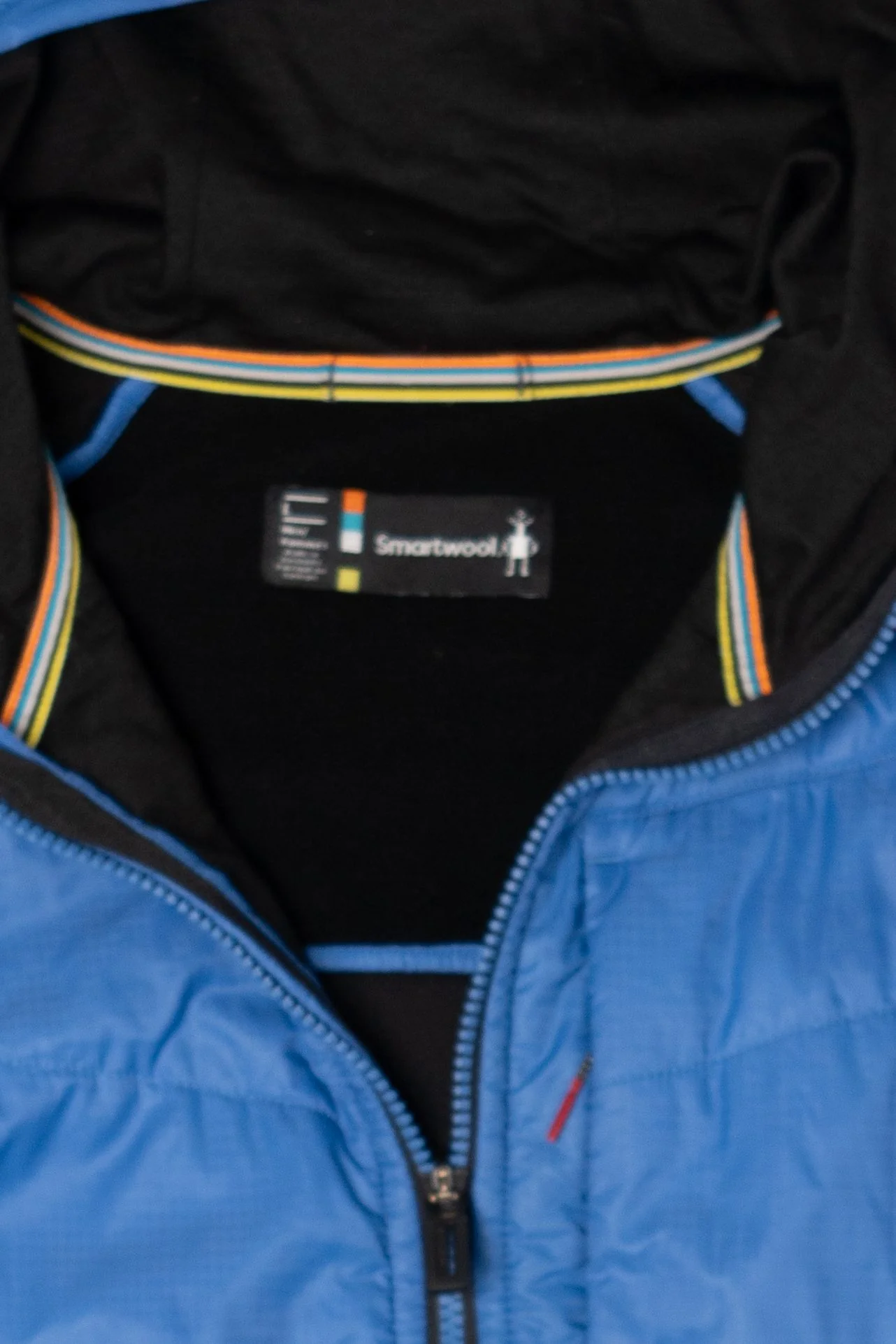 Blue Smartwool Hooded Lightweight Jacket (2010s) - Image 4