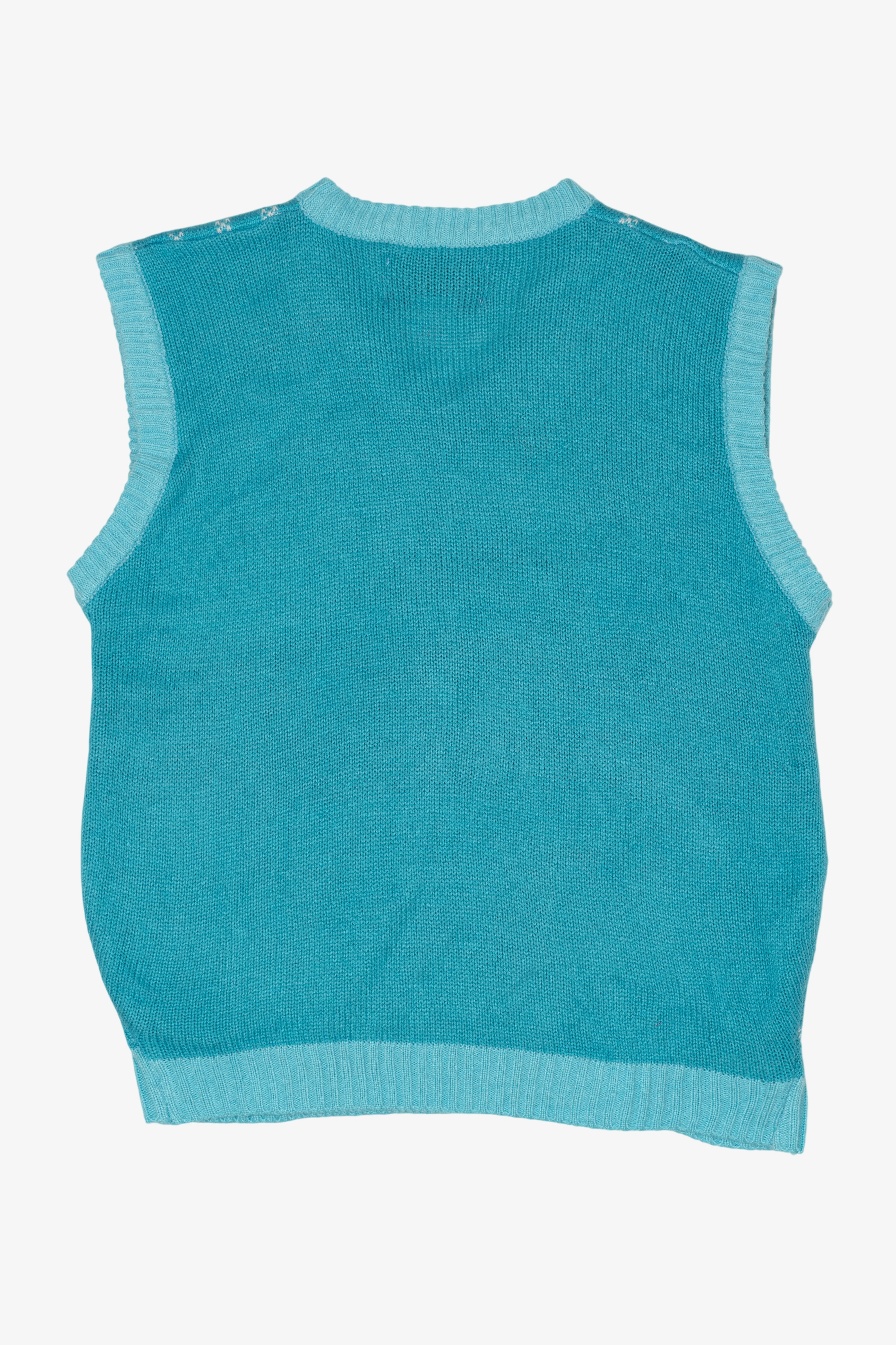 Blue Snowmen Ugly Christmas Sweater (2010s) - Image 3