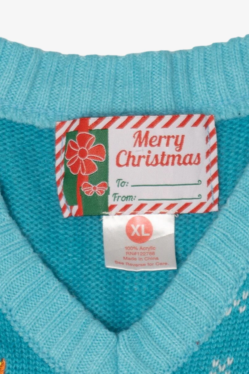 Blue Snowmen Ugly Christmas Sweater (2010s) - Image 4