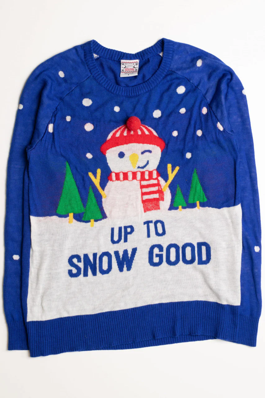 Blue Ugly Christmas Pullover 56928 - Image 3