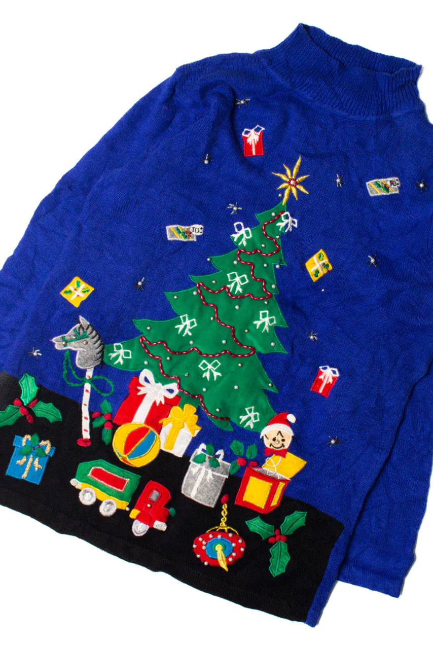 Blue Ugly Christmas Pullover 59488