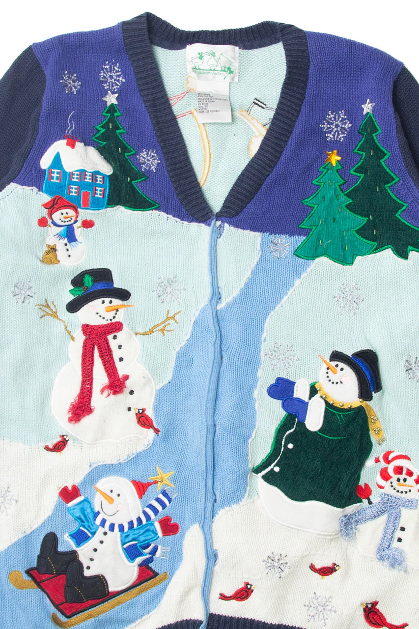 Blue Ugly Christmas Sweater 63628 - Image 2