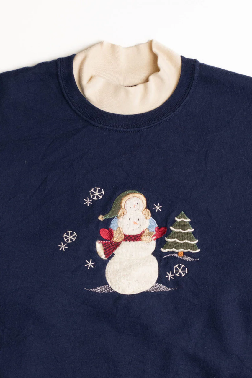 Blue Ugly Christmas Sweatshirt 56885 - Image 2