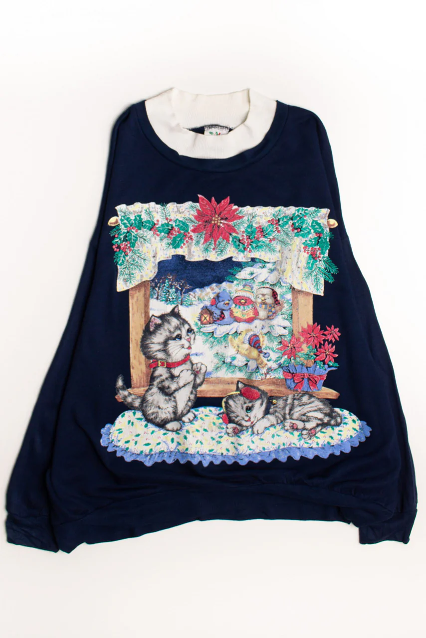 Blue Ugly Christmas Sweatshirt 58823 - Image 2