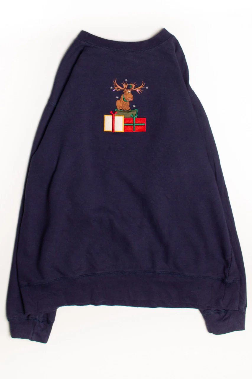 Blue Ugly Christmas Sweatshirt 58856 - Image 2