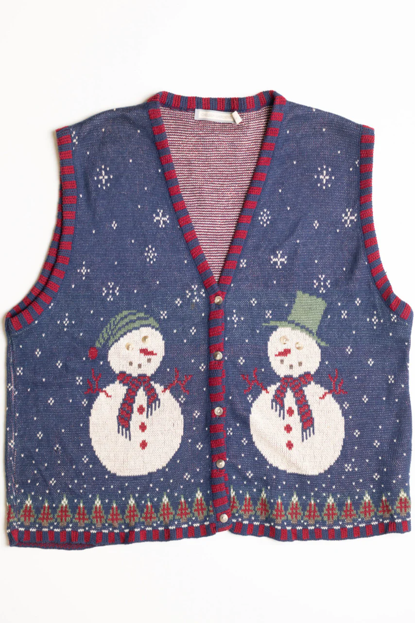 Blue Ugly Christmas Vest 56821 - Image 2