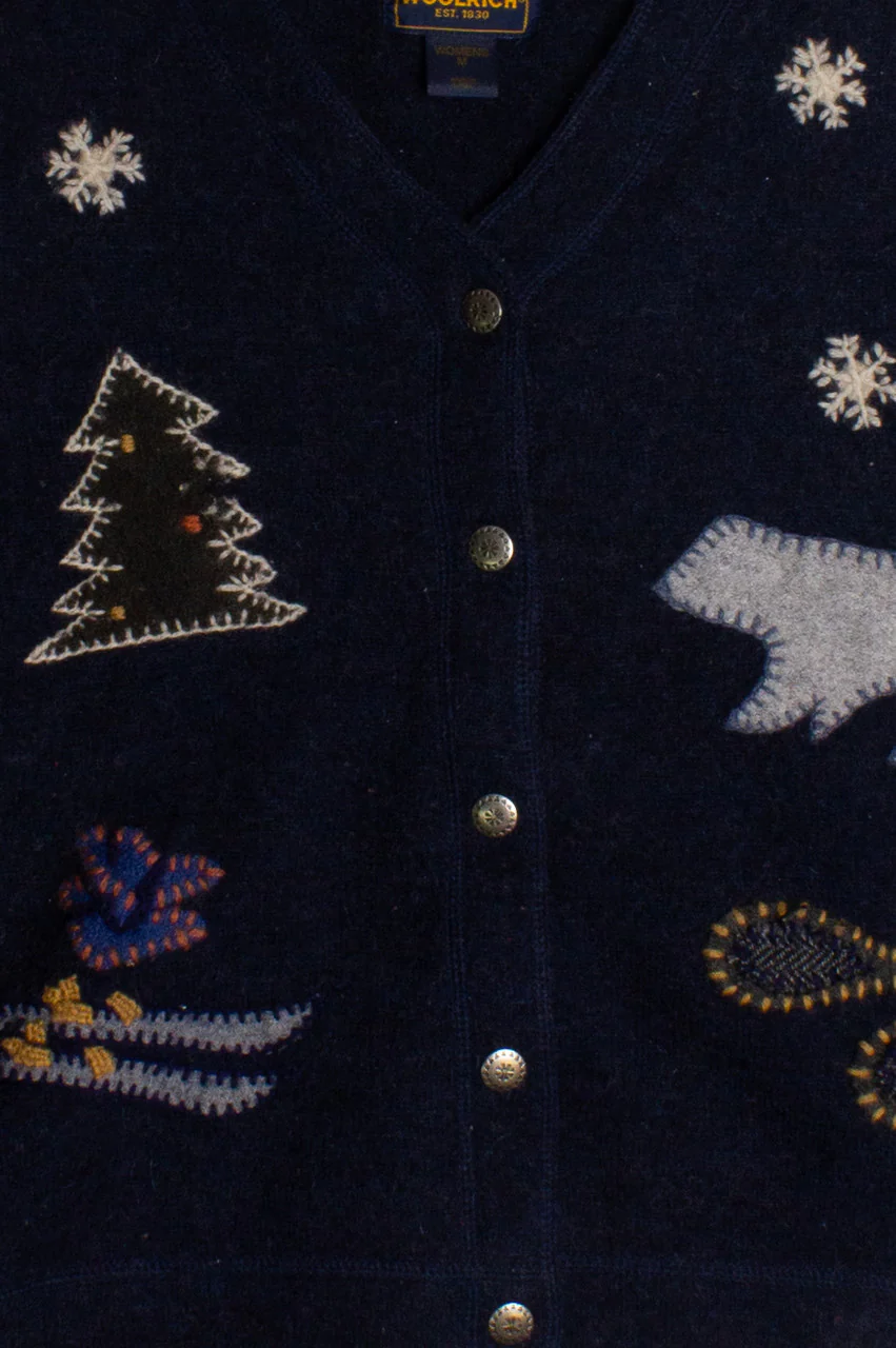 Blue Ugly Christmas Vest 60122 - Image 2