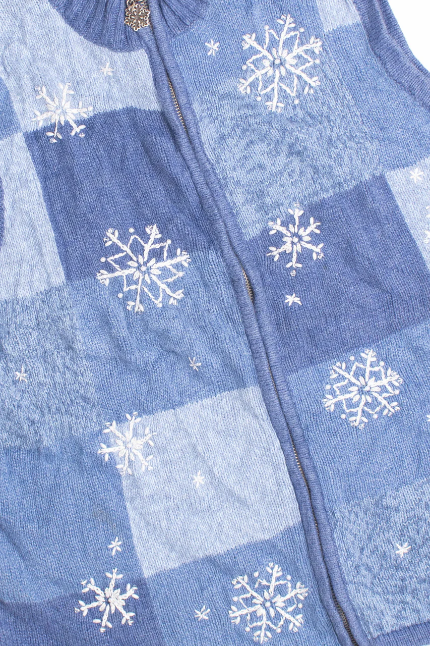 Blue Ugly Christmas Vest 61285 - Image 2