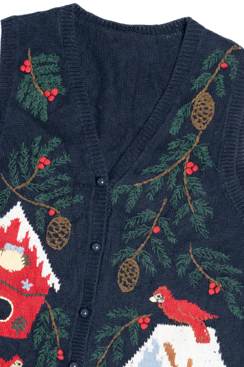 Blue Ugly Christmas Vest 63810 - Image 2