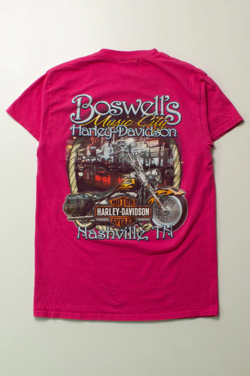 Boswell's Music City Harley Davidson T-Shirt (2013) - Image 3