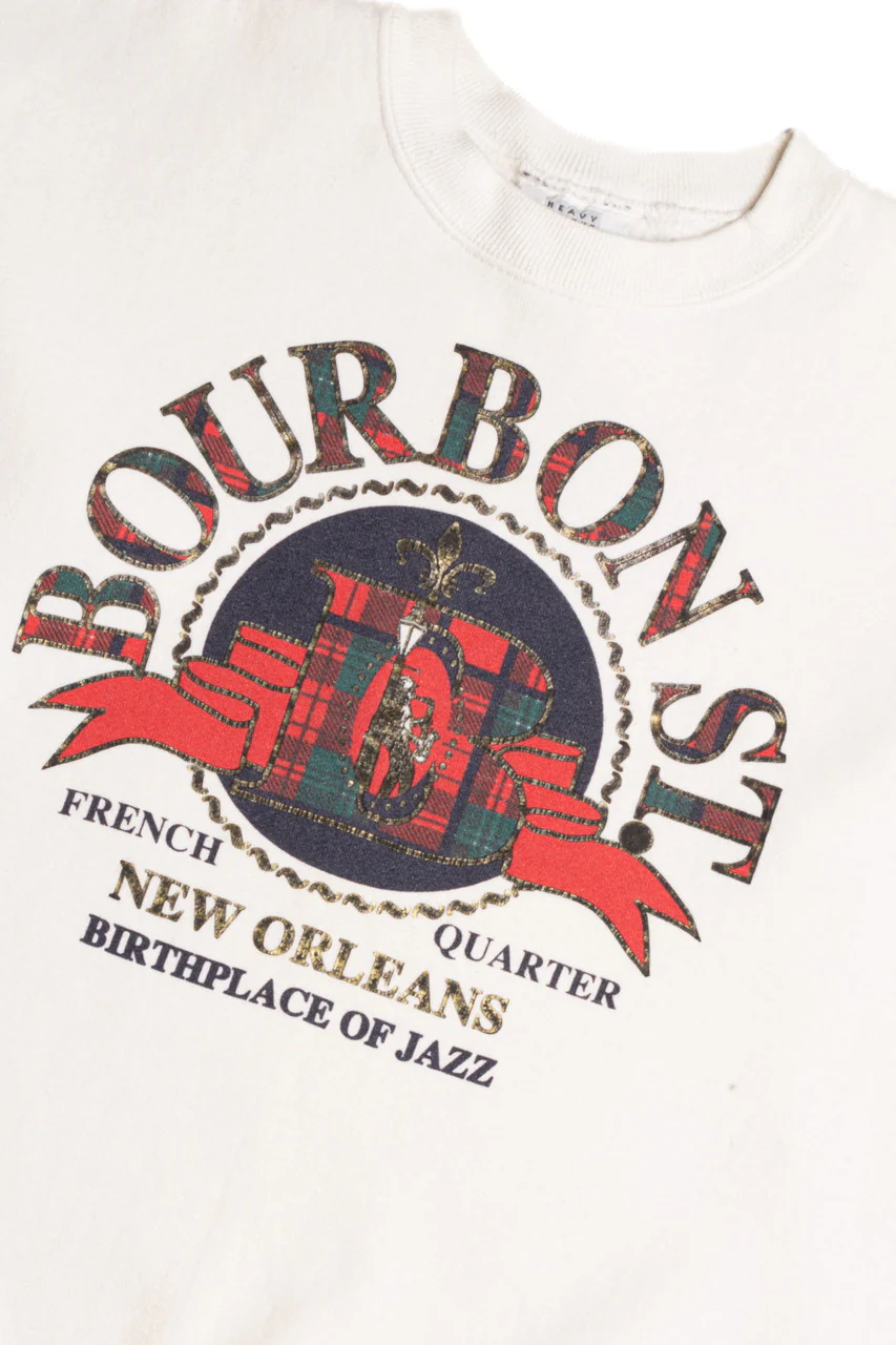 Bourbon St. New Orleans Sweatshirt 9123