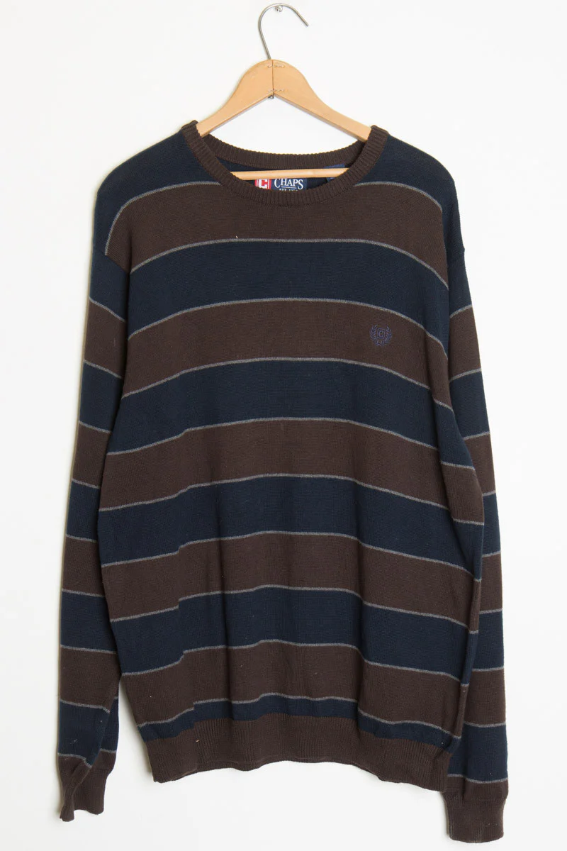 Brown and Navy Sweater - Image 2