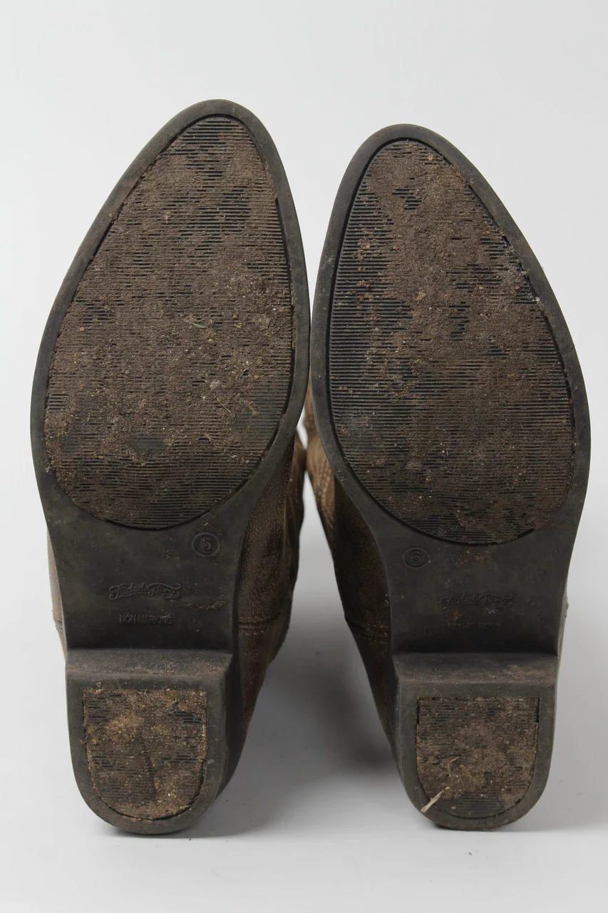 Brown Cowboy Boots Size 6 - Image 3