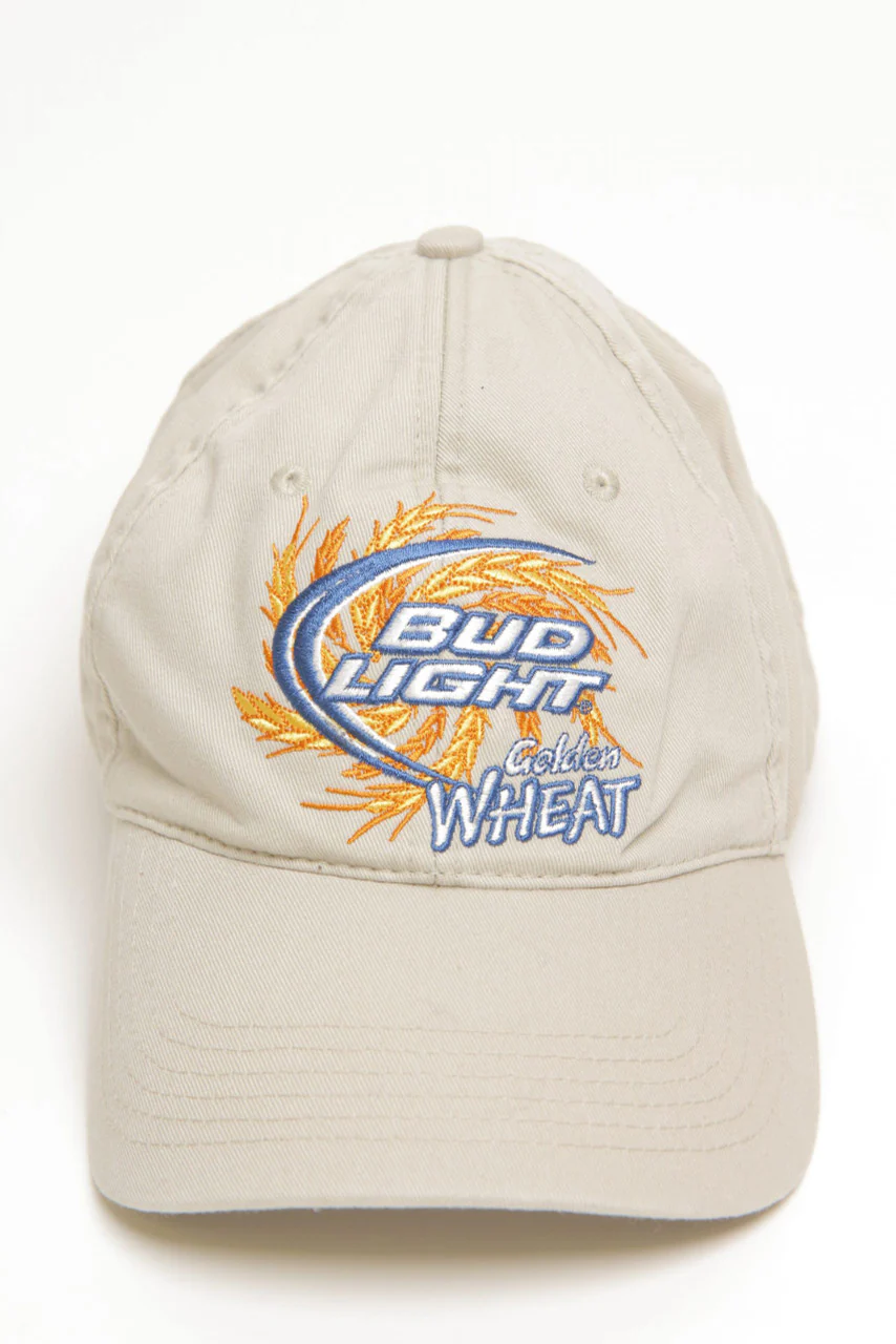 Bud Light 6 Panel Ball Velcro Cap - Image 3