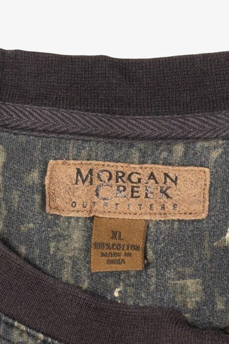 Camouflage Deer Buck Morgan Creek Long Sleeve T-Shirt - Image 3