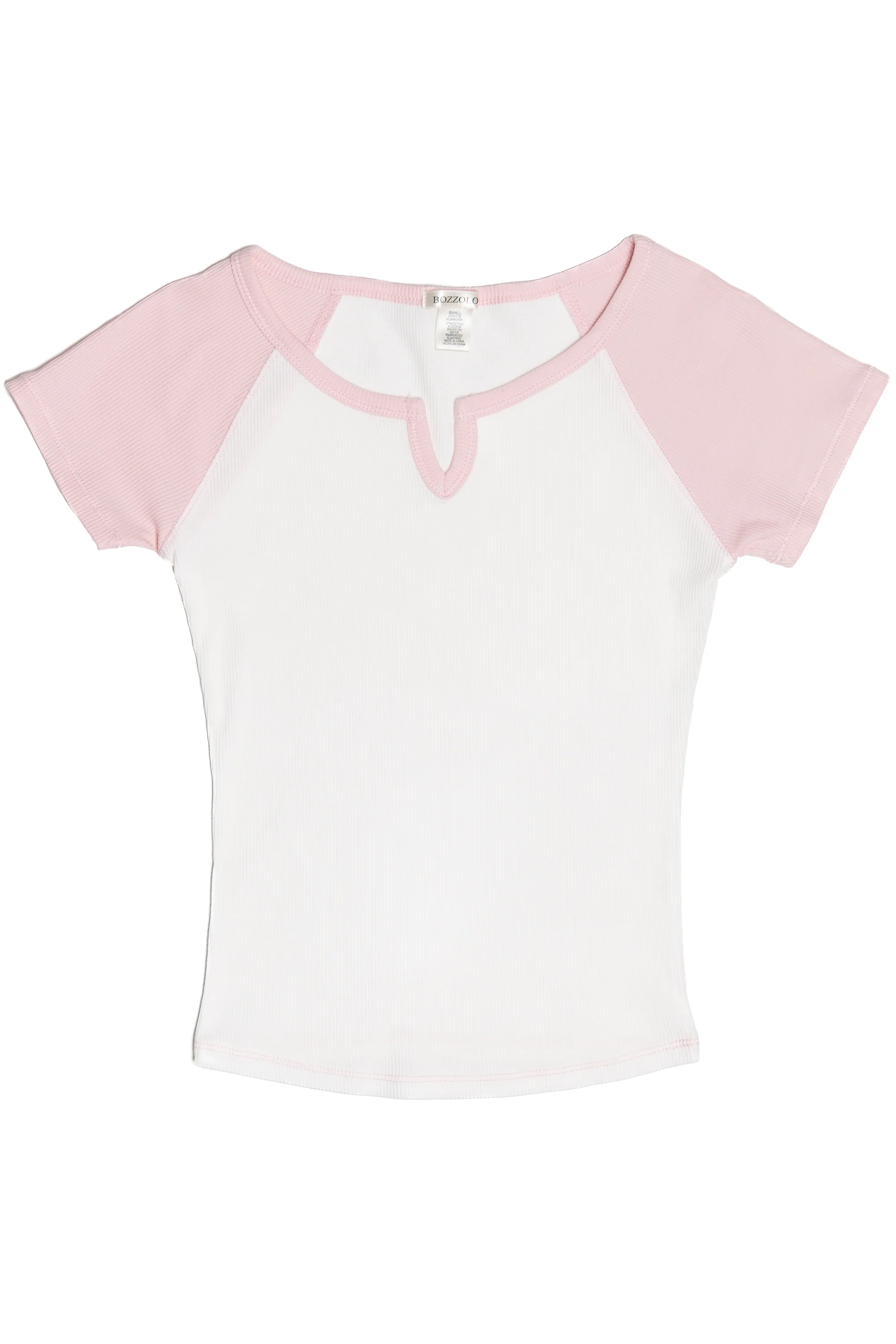 Cap Sleeve Baseball Tee - Image 12