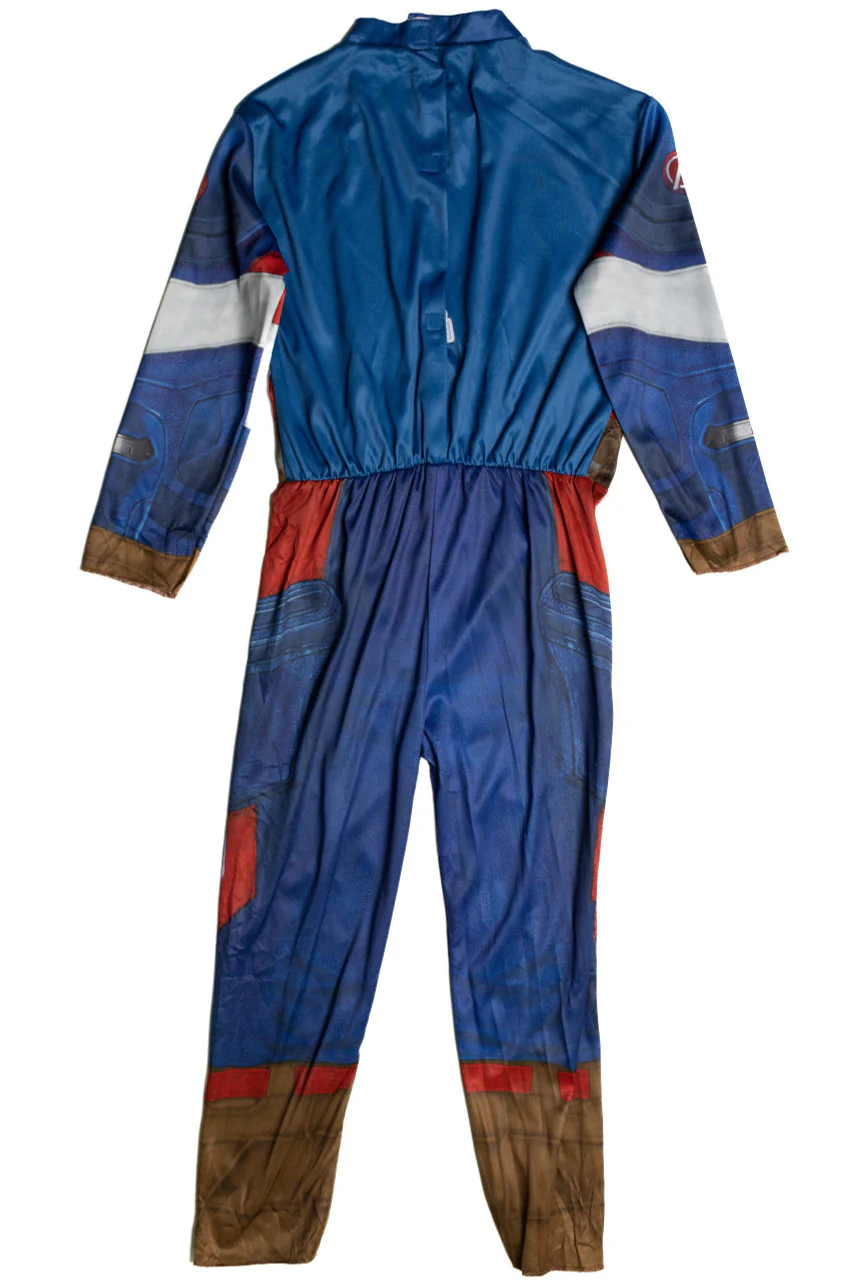 Captain America Recycled Kids' Halloween Costume - Image 3