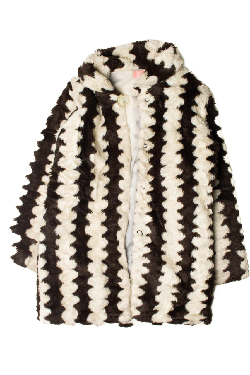 Careno Faux Fur Coat - Image 2