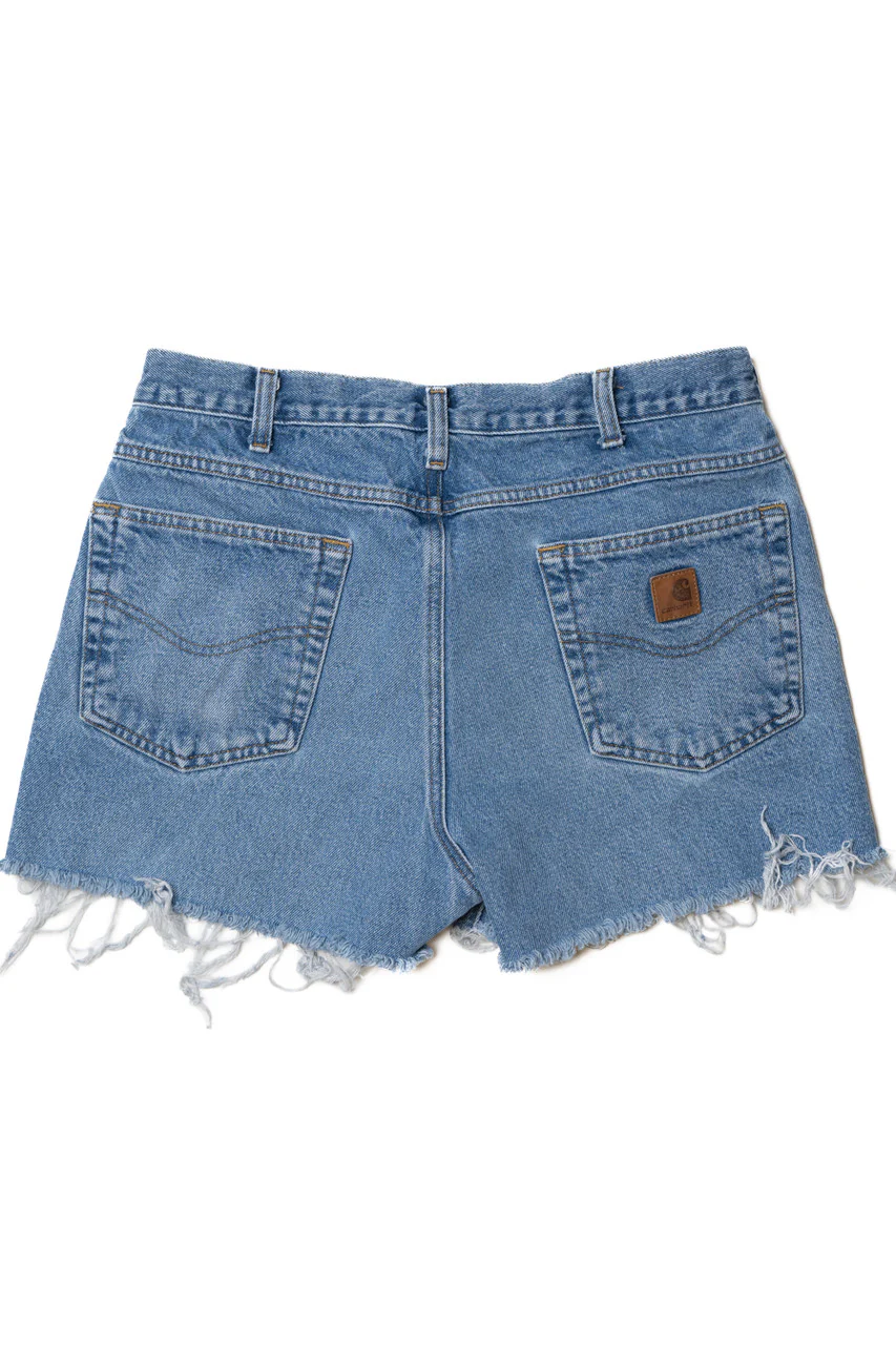 Carhartt Denim Cutoff Shorts 1372 - Image 2