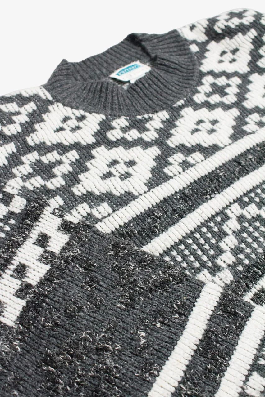 Charcoal Mervyns 80s Sweater - Image 2