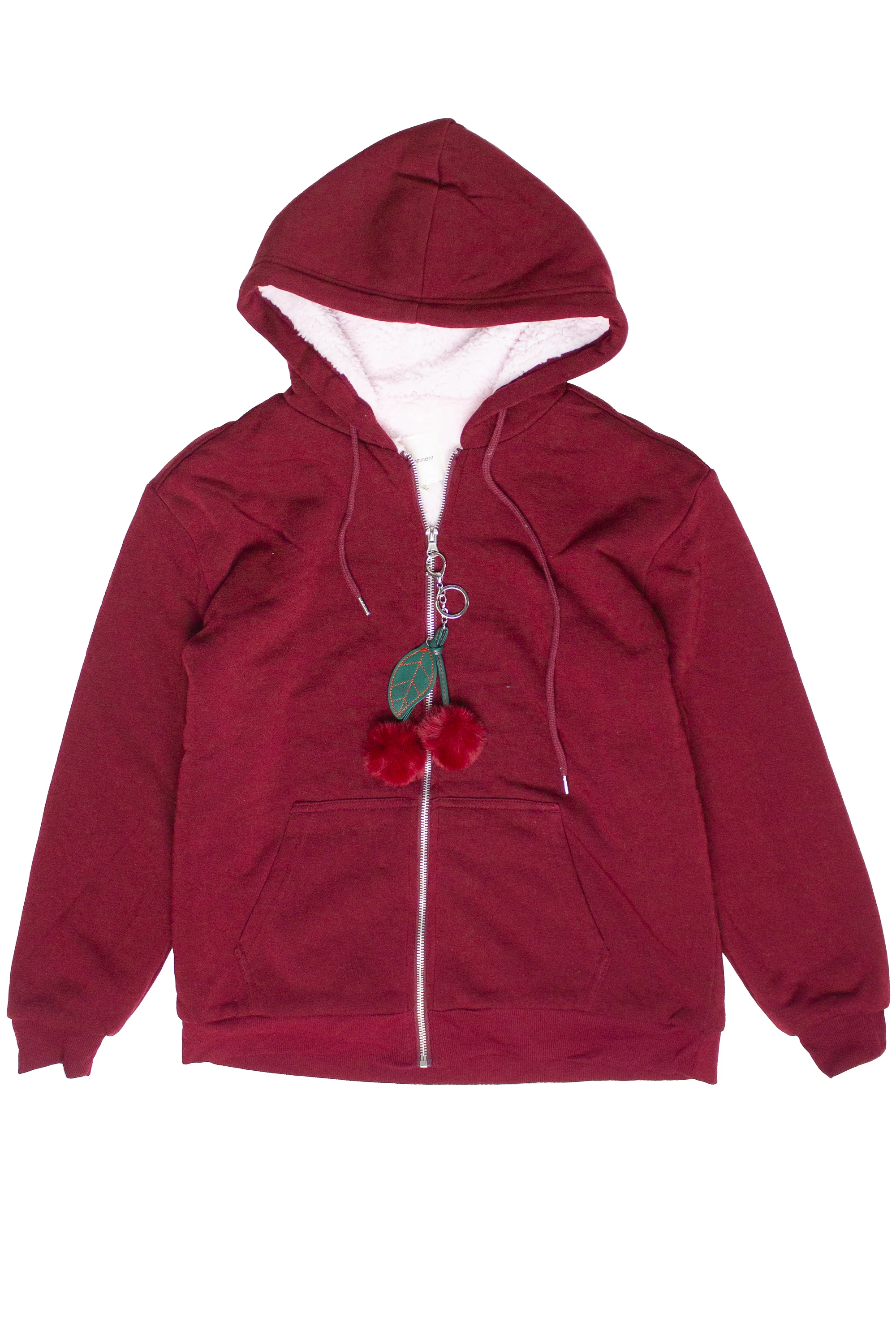 Cherry Charm Sherpa Lined Hoodie - Image 6