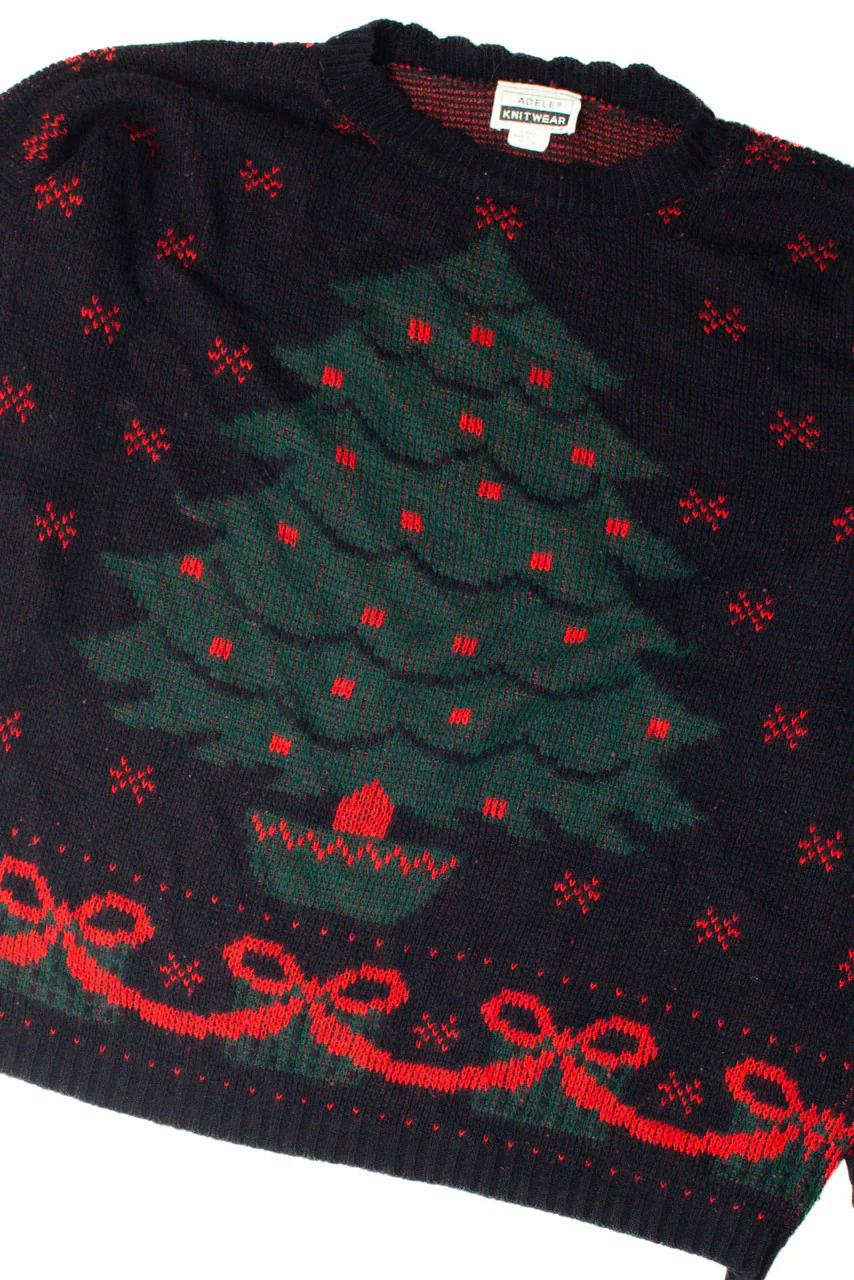 Christmas Tree Black Ugly Christmas Pullover 59304