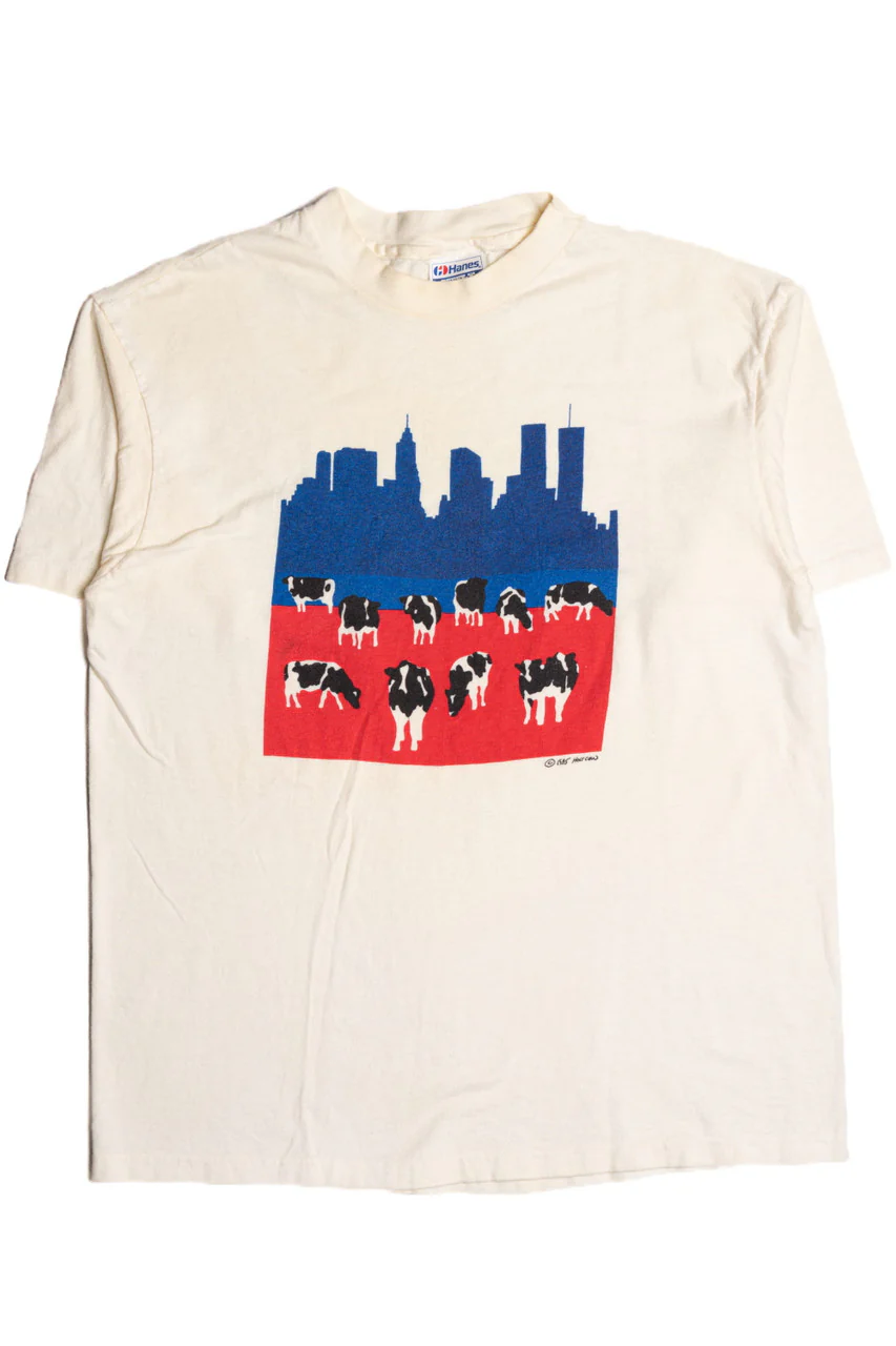 City Cows Single Stitch T-Shirt 8539 - Image 2