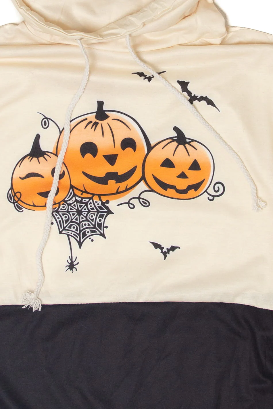 Color Block Pumpkins Halloween Sweatshirt - Image 2