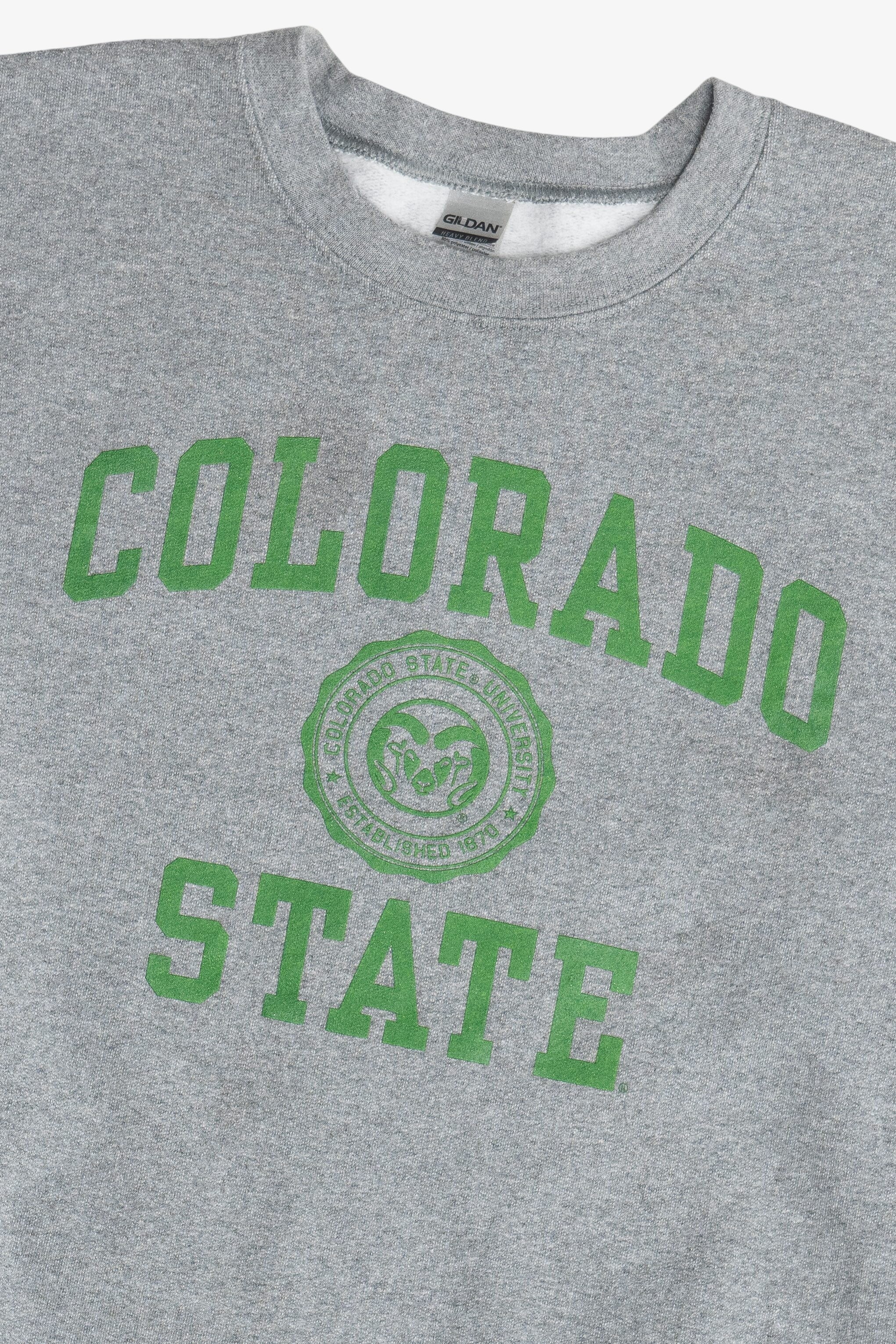 "Colorado State" Colorado State University Crest College Sweatshirt (2010s) - Image 2