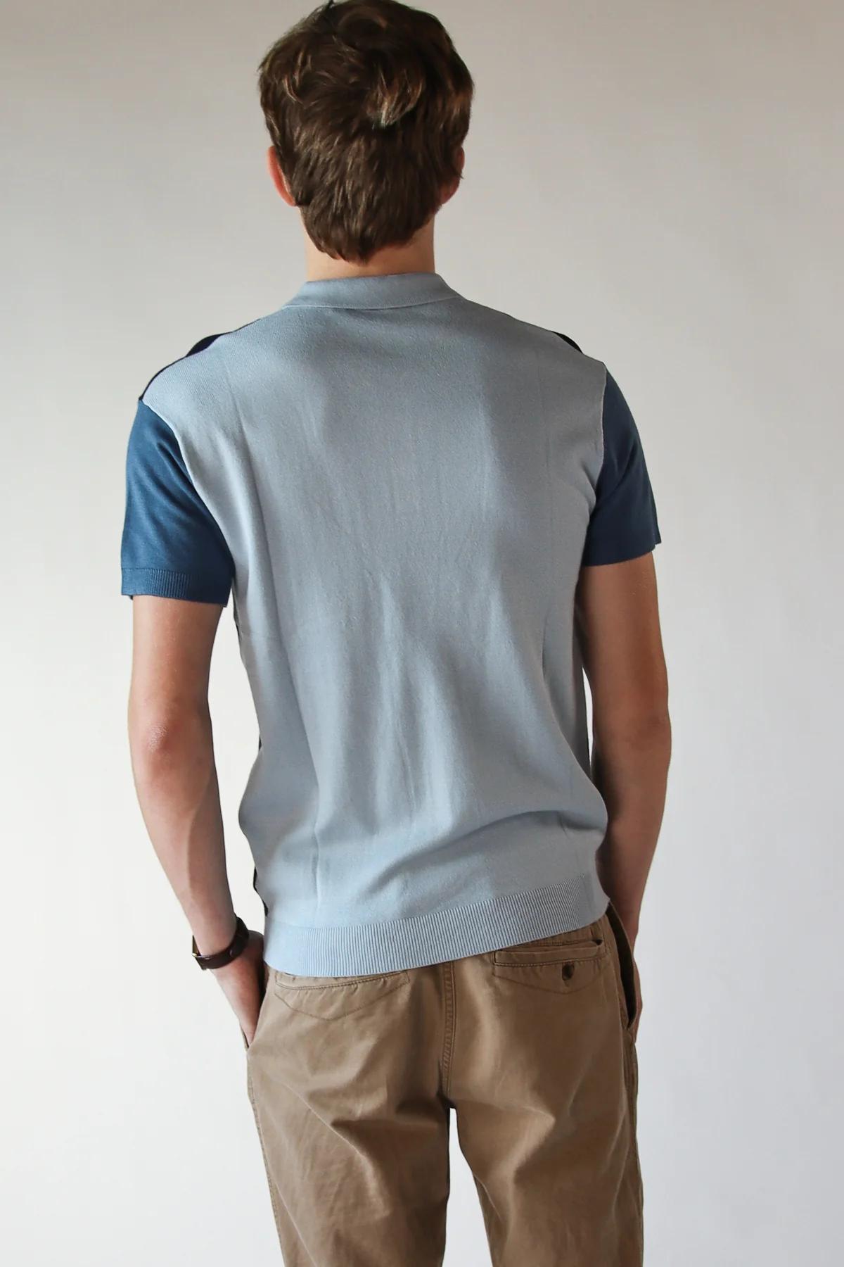 Colorblock Sleeve Stripe Polo - Image 14