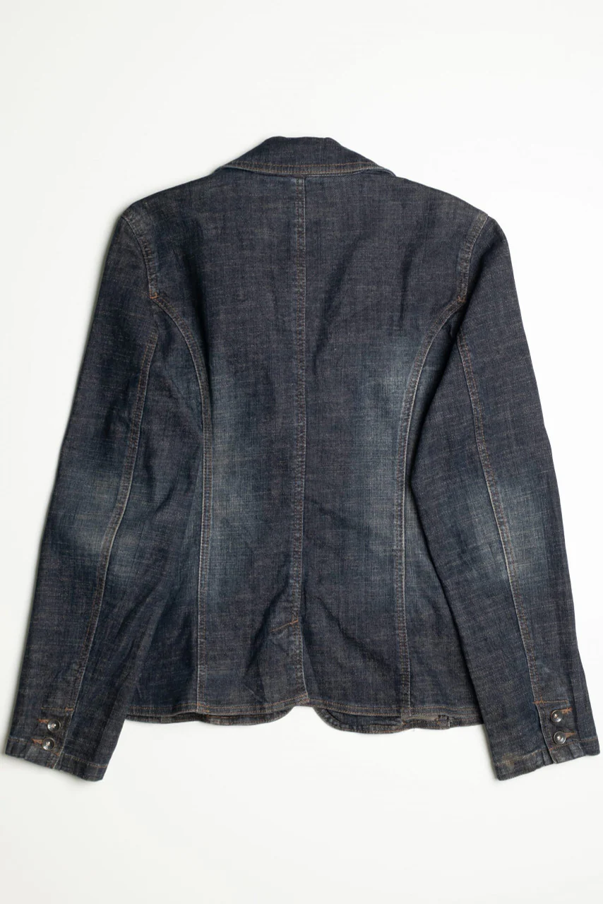 Contrast Denim Jacket 1 - Image 2