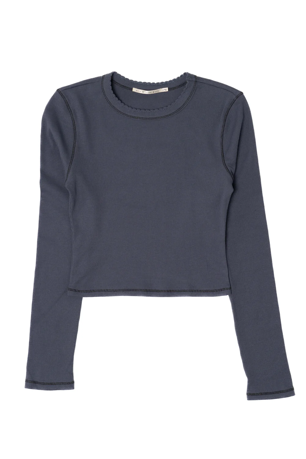 Contrast Stitch Long Sleeve Tee - Image 10
