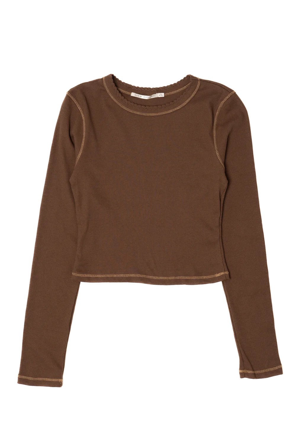 Contrast Stitch Long Sleeve Tee - Image 11