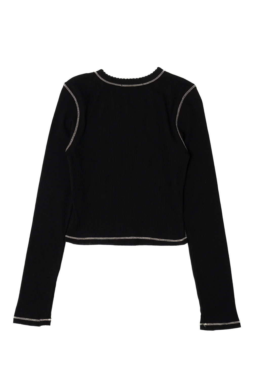 Contrast Stitch Long Sleeve Tee - Image 16