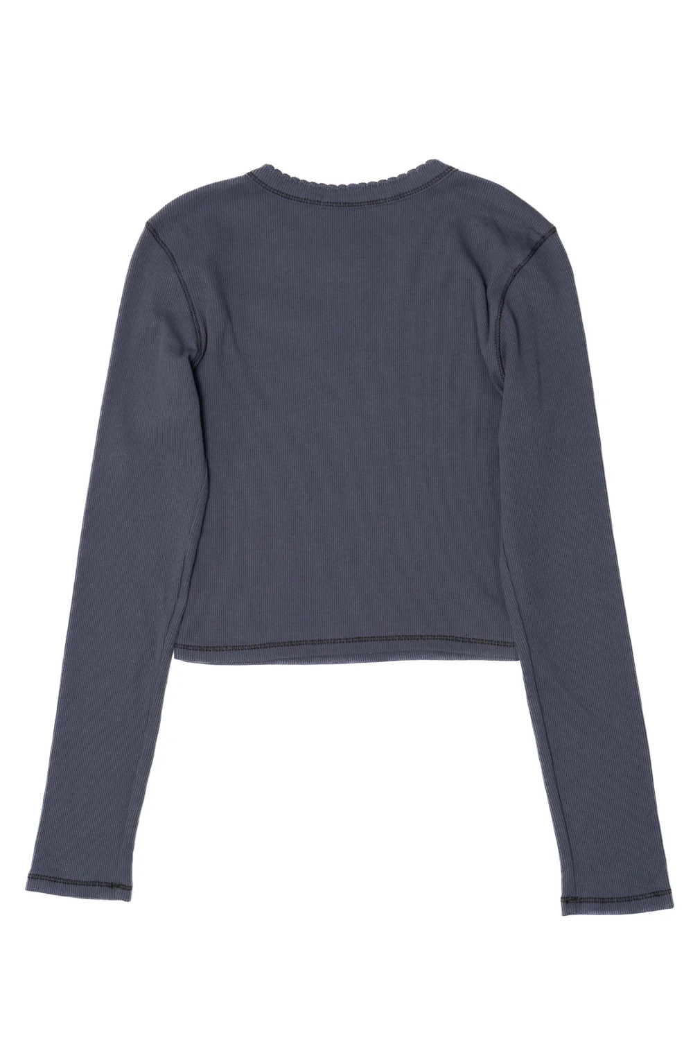 Contrast Stitch Long Sleeve Tee - Image 18