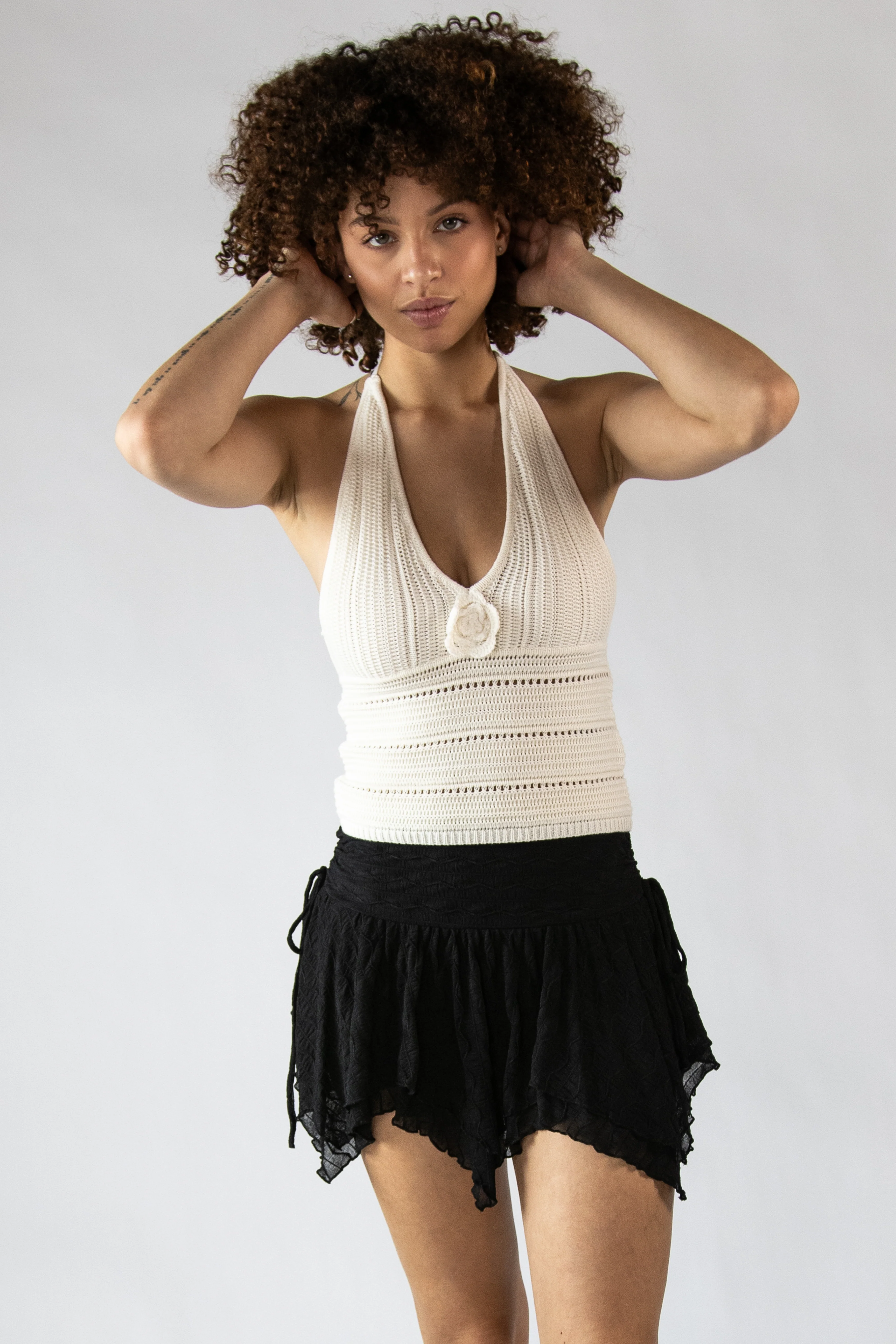 Crochet Flower Halter Top - Image 4