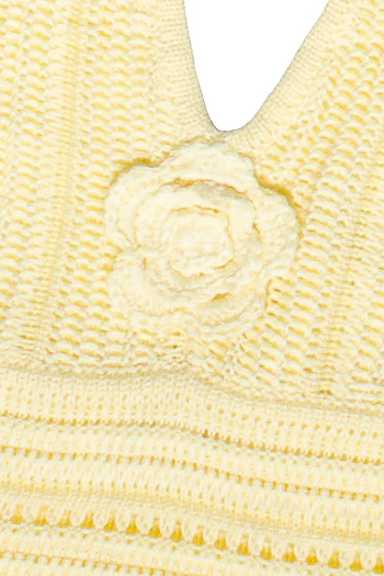 Crochet Flower Halter Top - Image 8