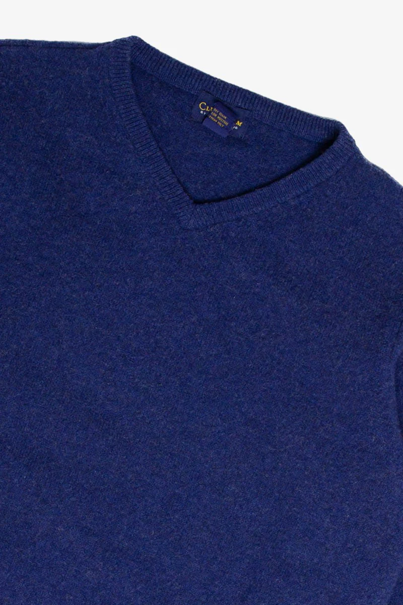 Dark Blue Wool Sweater - Image 2