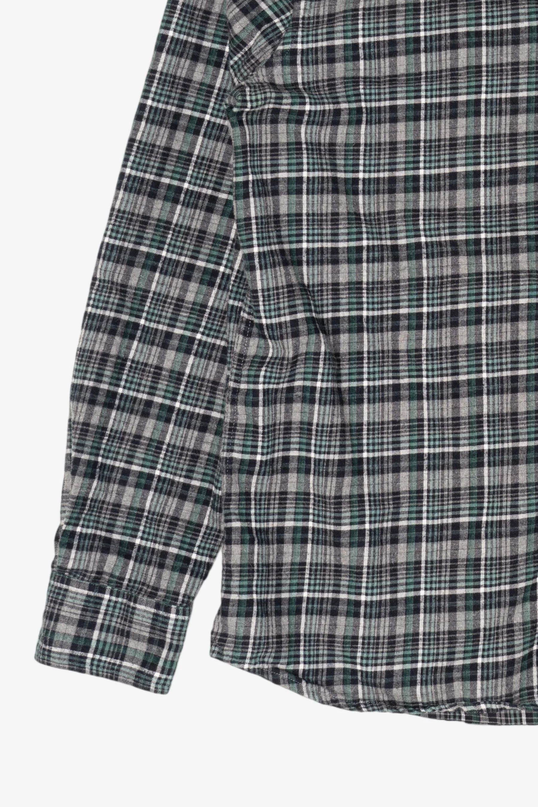 Dark Gray Apt.9 Flannel Shirt (2010s) - Image 8