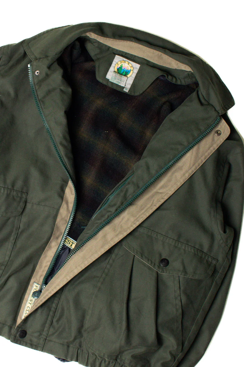 Dark Green Forest Club Rainforest Lightweight Jacket - Image 2