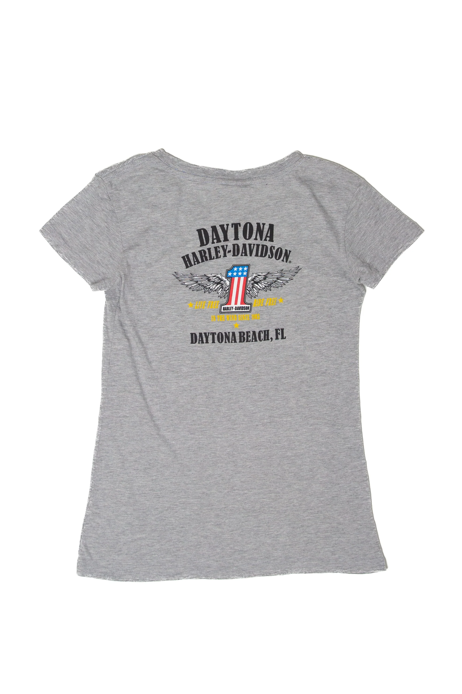 Daytona Beach, FL Harley Davidson T-Shirt (2020s) - Image 2