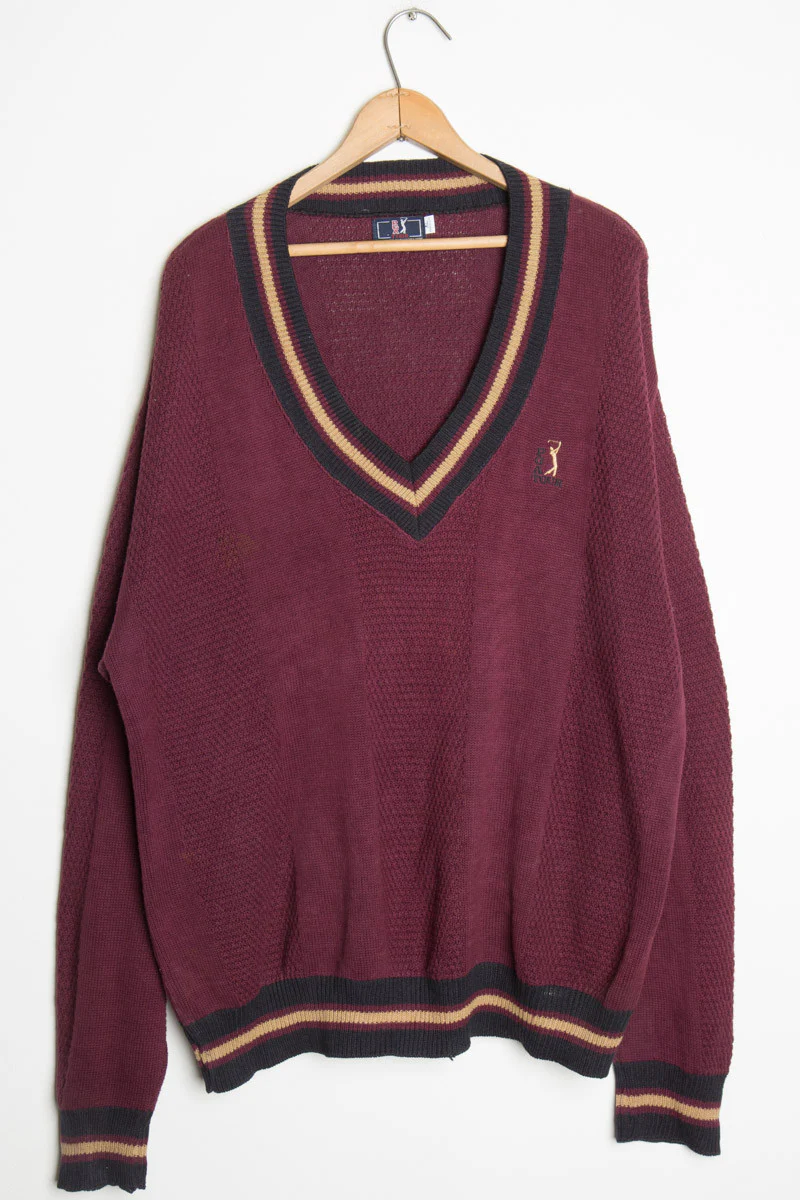 Deep V PGA Sweater - Image 2