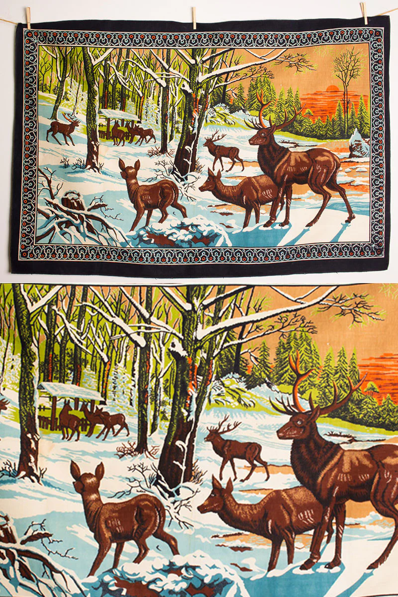 Deer Herd Tapestry - Image 2