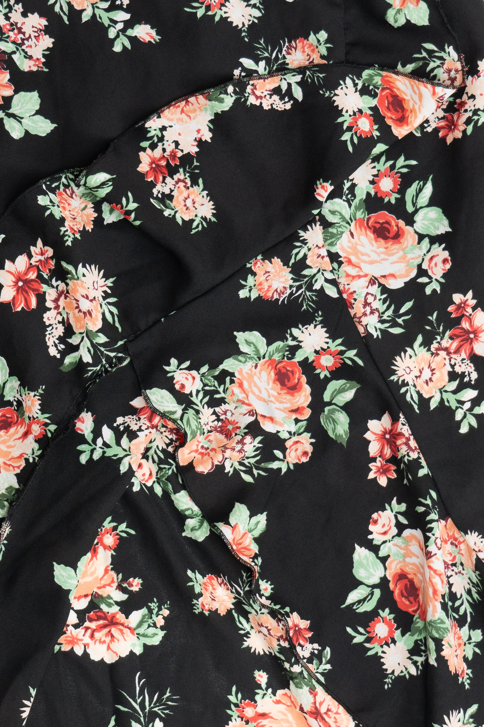 Derek Heart Roses Elastic Waist Maxi Skirt - Image 2