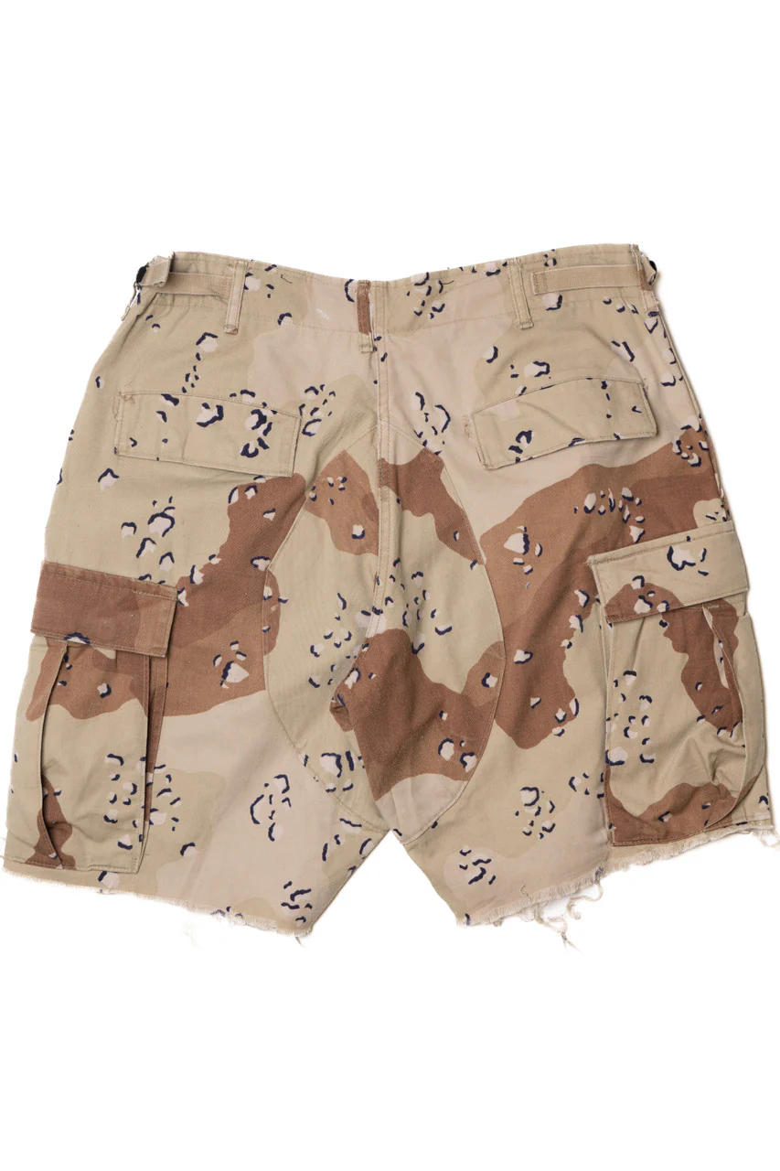 Desert Camo Cargo Cutoff Shorts